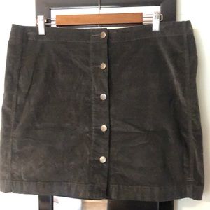 Corduroy Skort